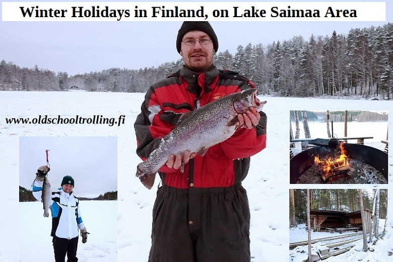 Winter Fishing Holiday and Cottage Accommodation on Lake Saimaa, Finland